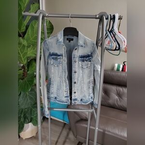 Distressed Jean Jacket